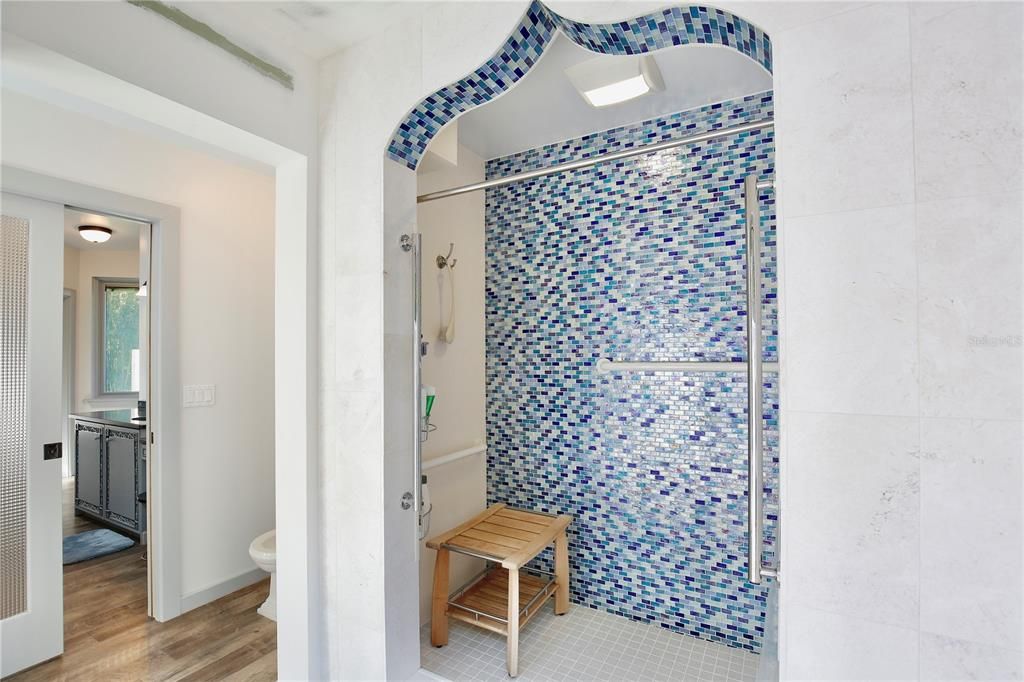 Bathroom, Interior, Wood Texture Flooring