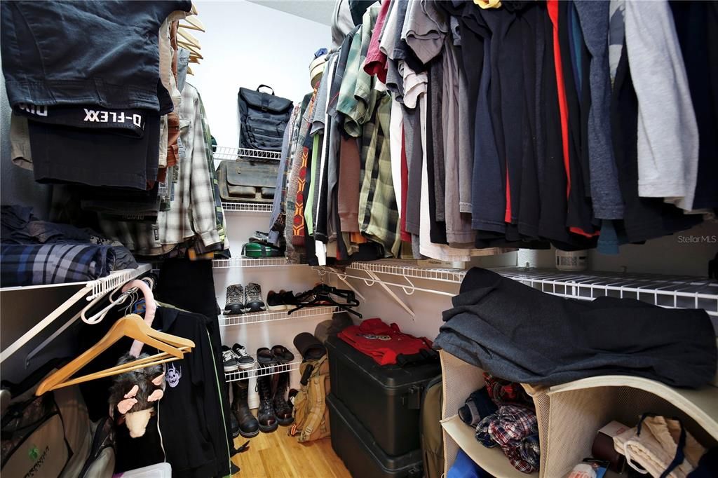 Interior, Walk-in Closets, Wood Texture Flooring