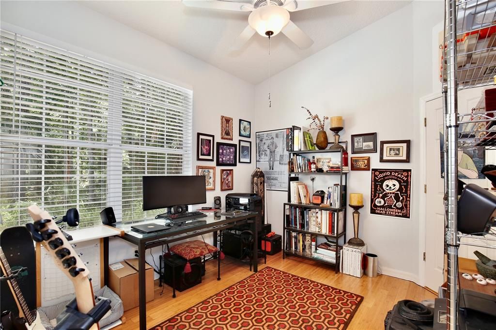 Home Office, Interior, Wood Texture Flooring