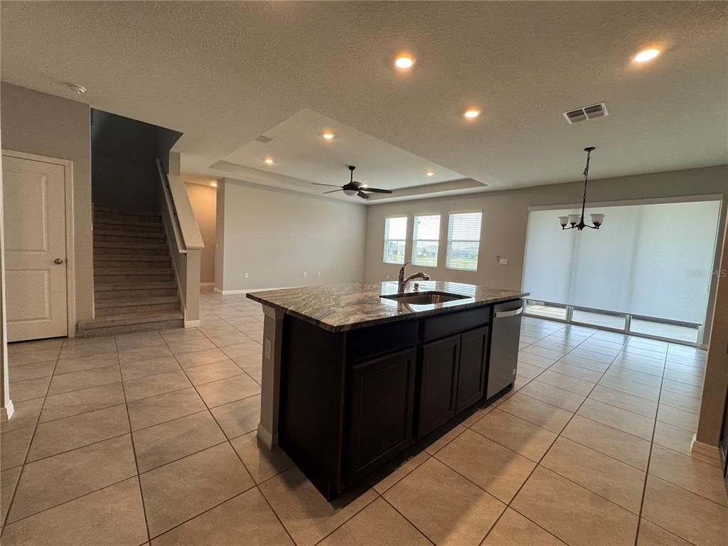 Interior, Kitchen, Pendant Lights, Recessed Lighting