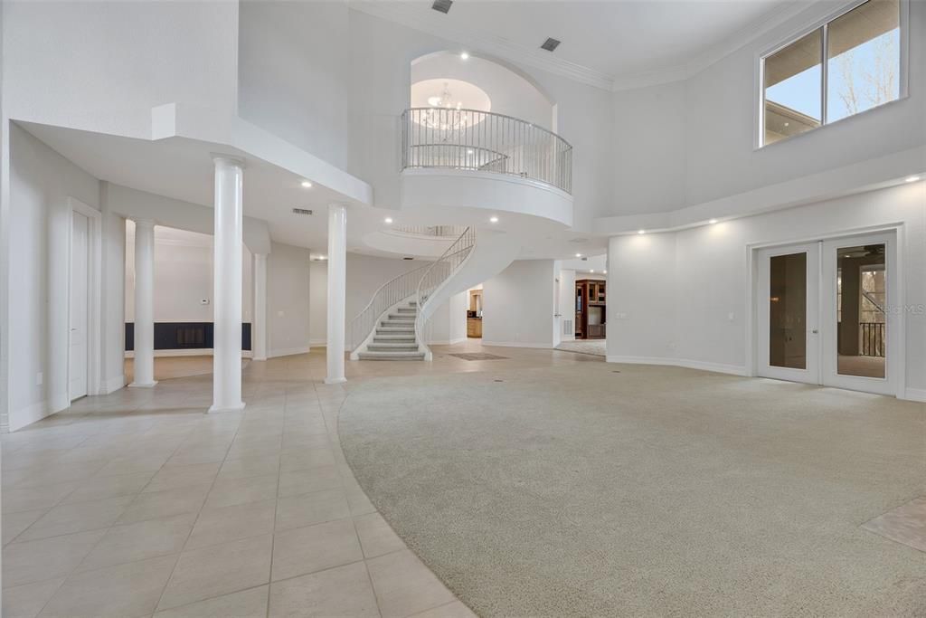 Chandelier, Interior, Recessed Lighting