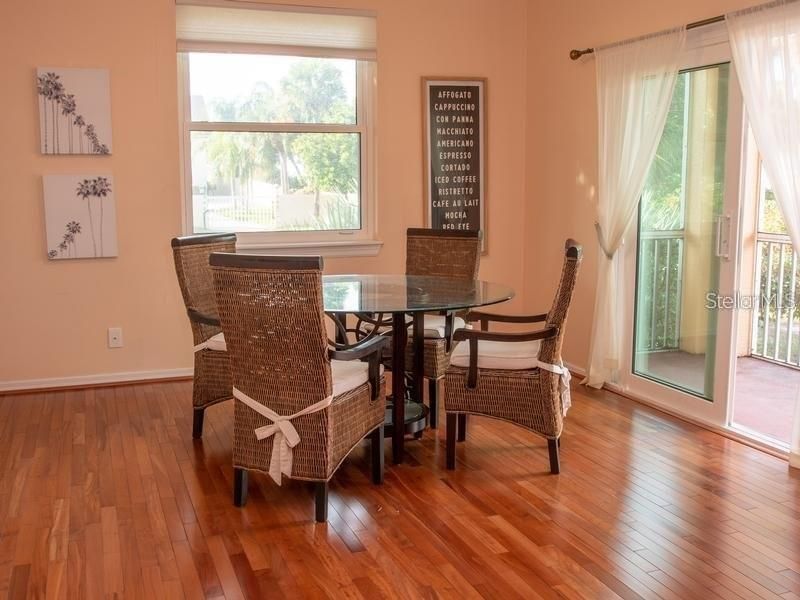 Dining room, Interior, Wood Texture Flooring