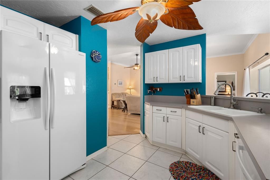 Interior, Kitchen, Wood Texture Flooring