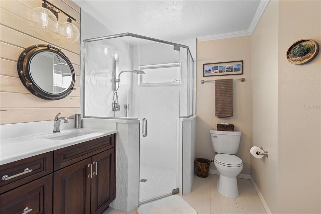 Bathroom, Glass Shower, Interior