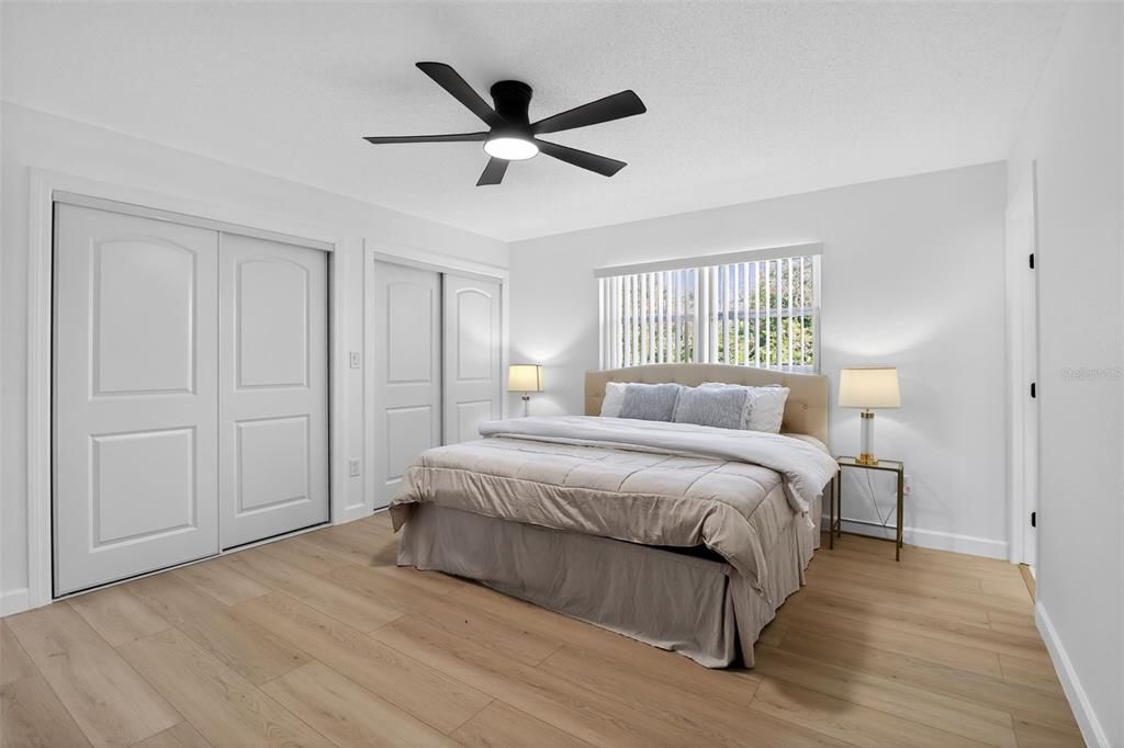 Bedroom, Interior, Wood Texture Flooring