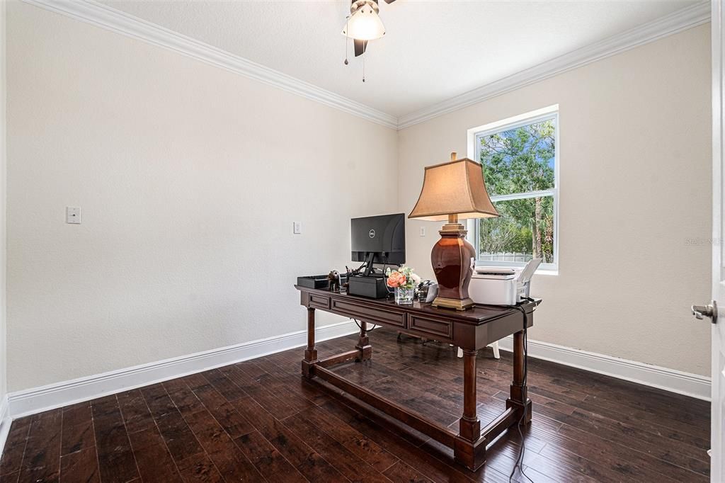 Home Office, Interior, Wood Texture Flooring