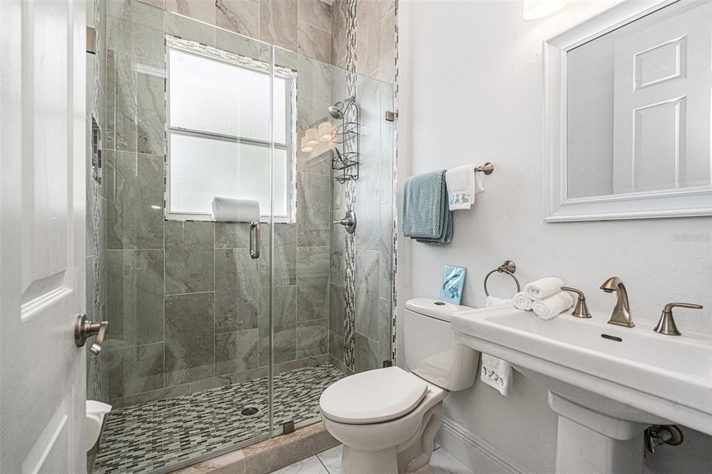 Bathroom, Glass Shower, Interior