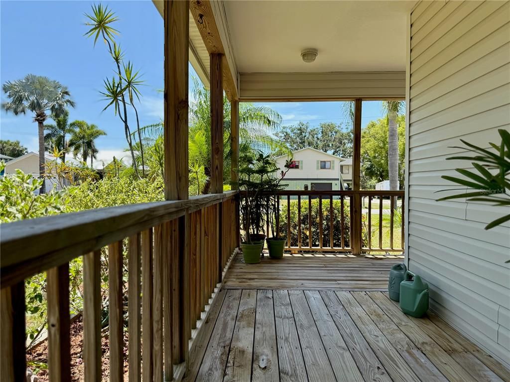 Exterior, Wood Texture Flooring