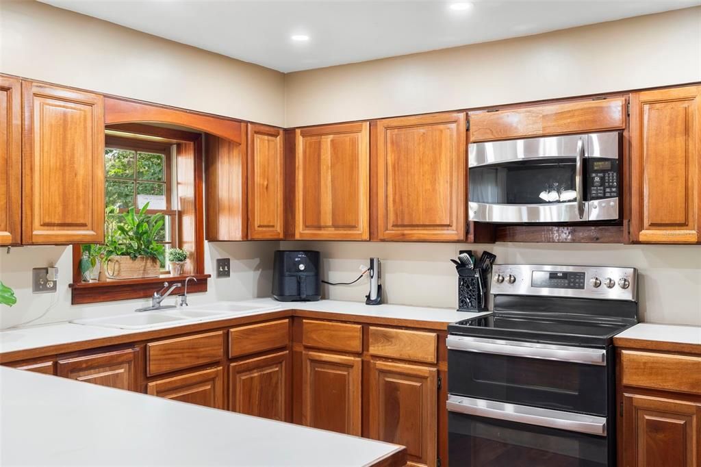 Interior, Kitchen, Recessed Lighting, Stainless Steel Appliances