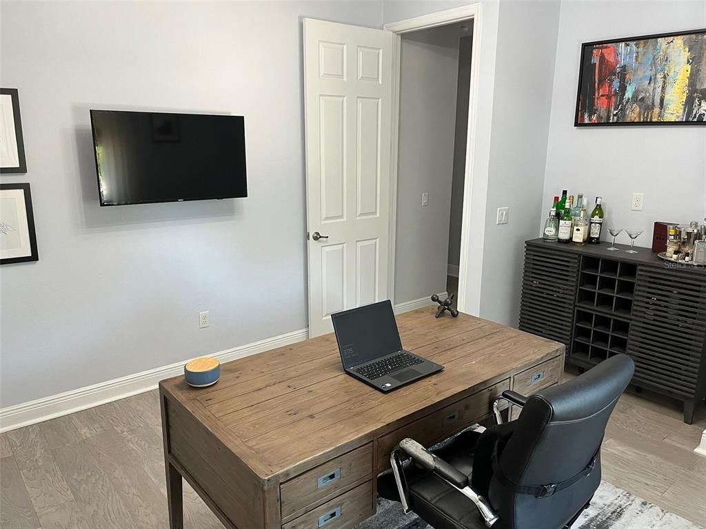 Home Office, Interior, Wood Texture Flooring