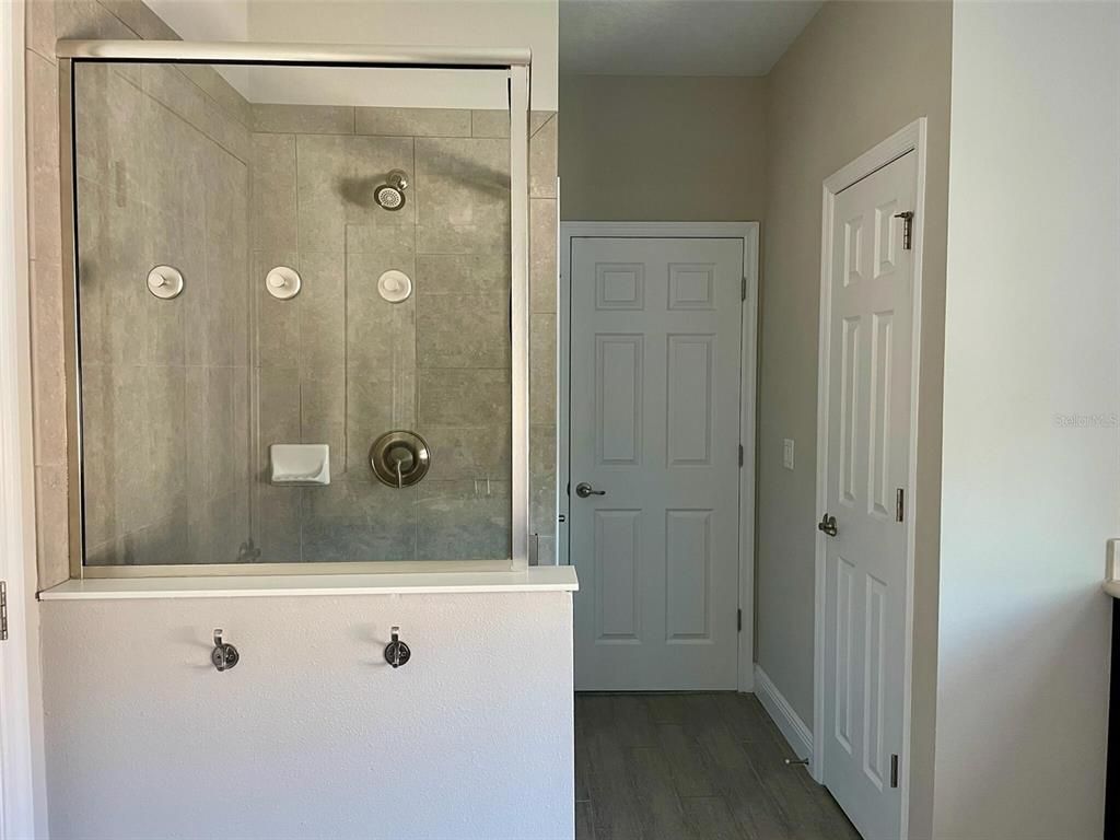 Bathroom, Interior, Wood Texture Flooring