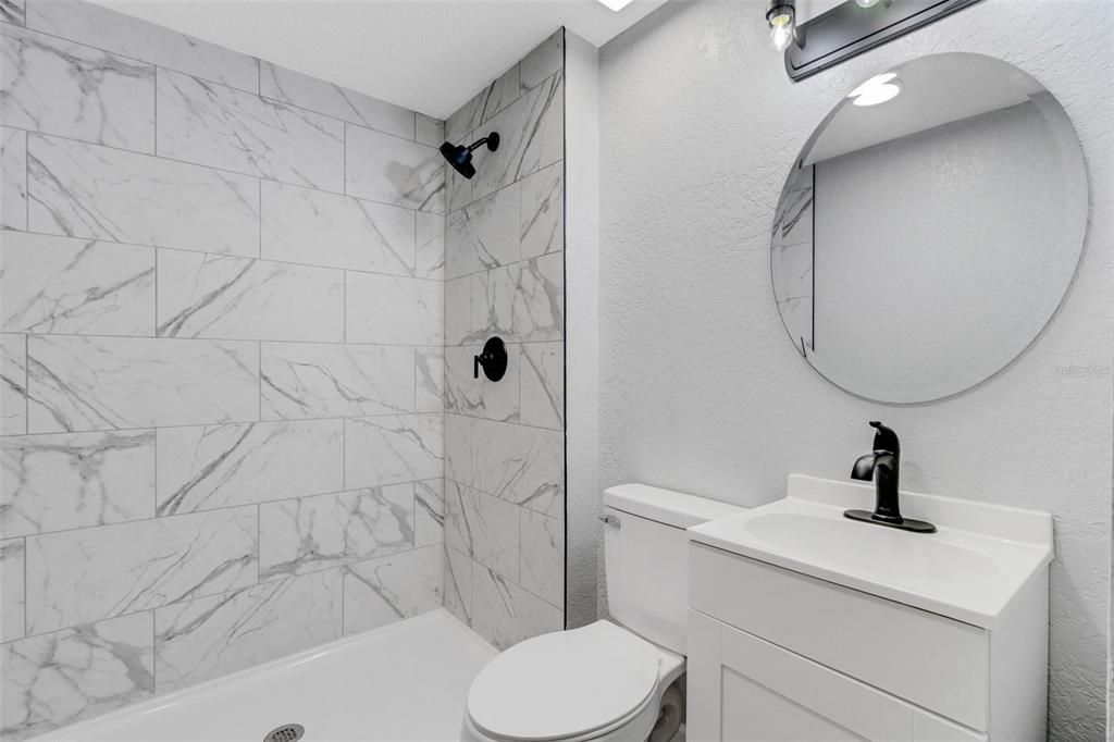 Bathroom, Interior, Marble Walls