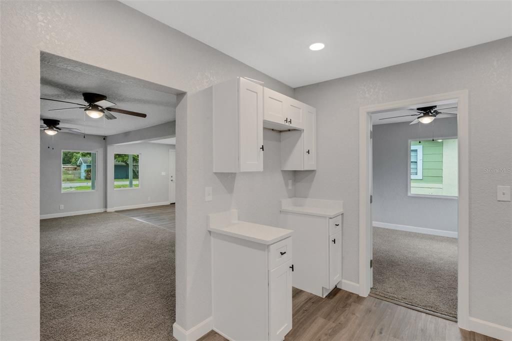 Interior, Recessed Lighting, Wood Texture Flooring