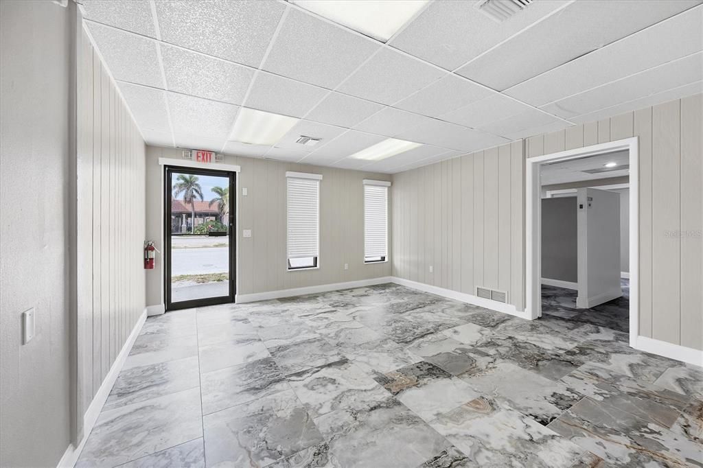 Empty room, Interior, Marble