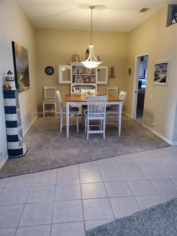 Dining room, Interior, Pendant Lights