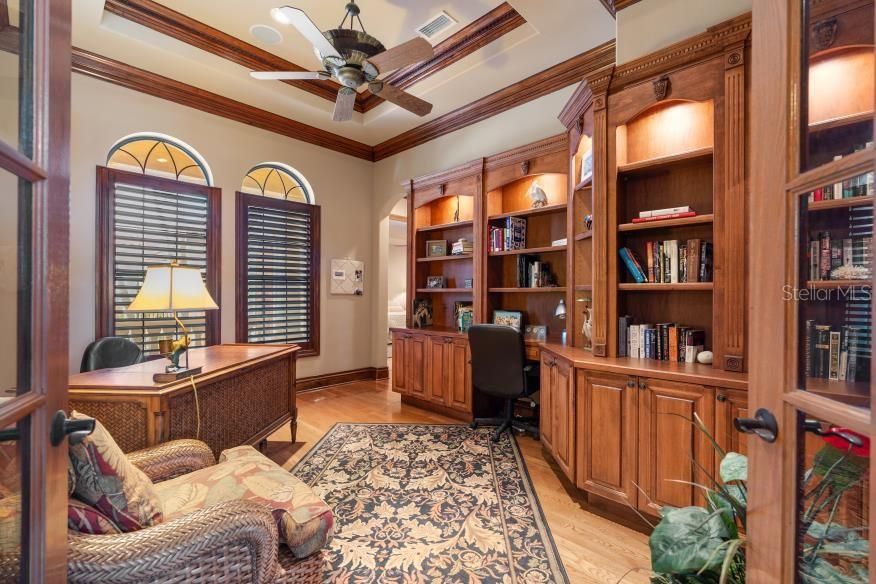 Home Office, Interior, Wood Texture Flooring