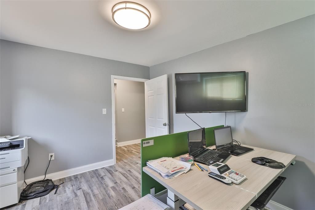 Home Office, Interior, Wood Texture Flooring