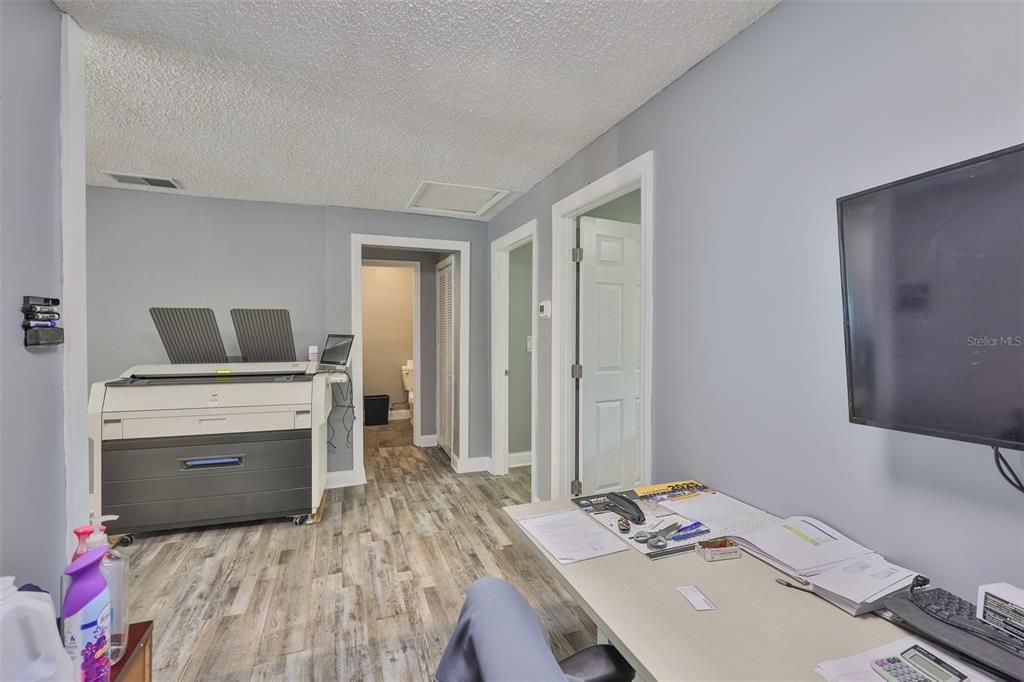 Home Office, Interior, Wood Texture Flooring