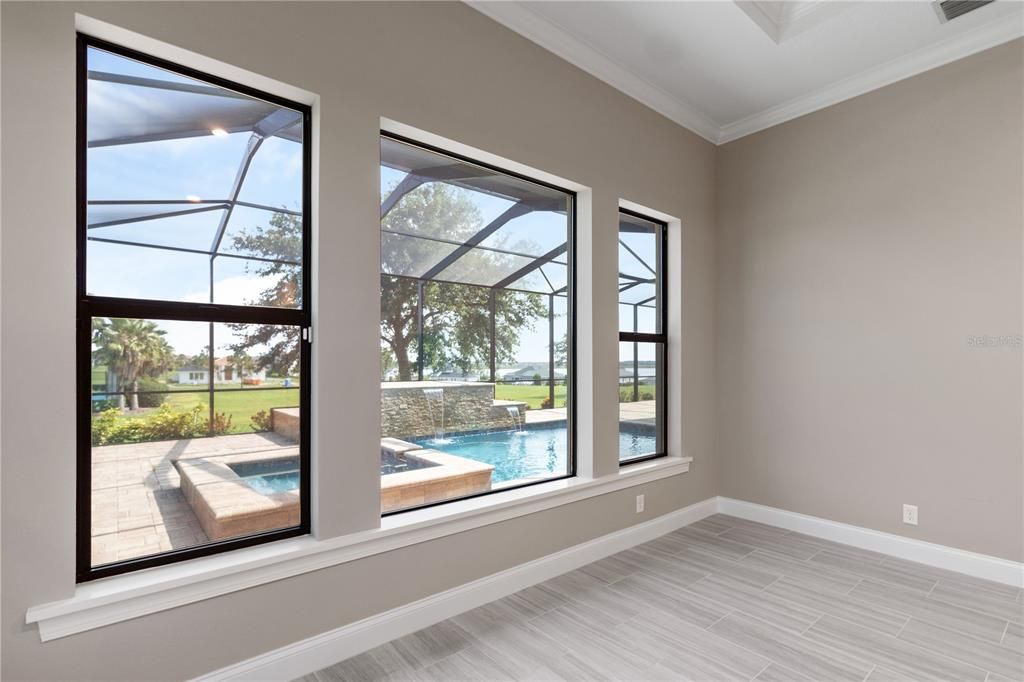 Glass Ceilings, Interior, Sun Room, Wood Texture Flooring