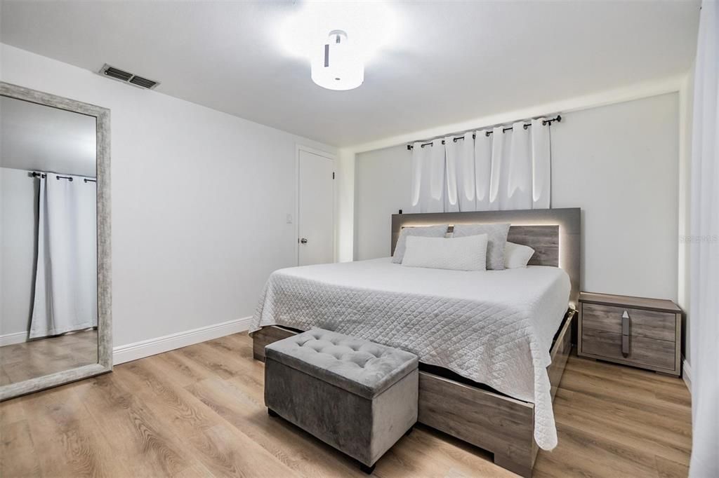 Bedroom, Interior, Wood Texture Flooring