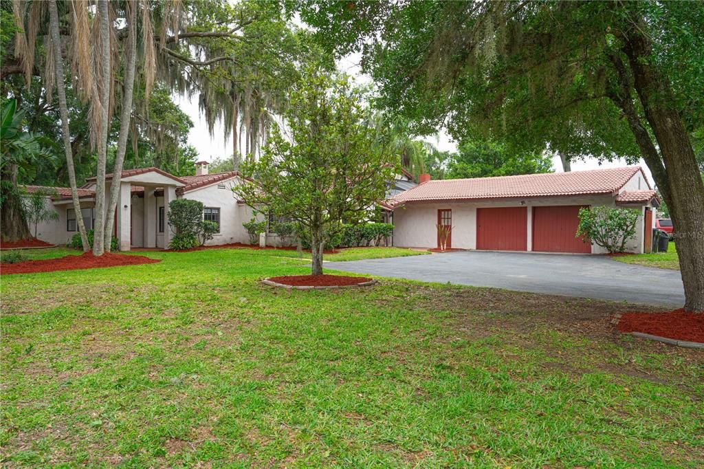 Backyard, Detached Garage, Exterior