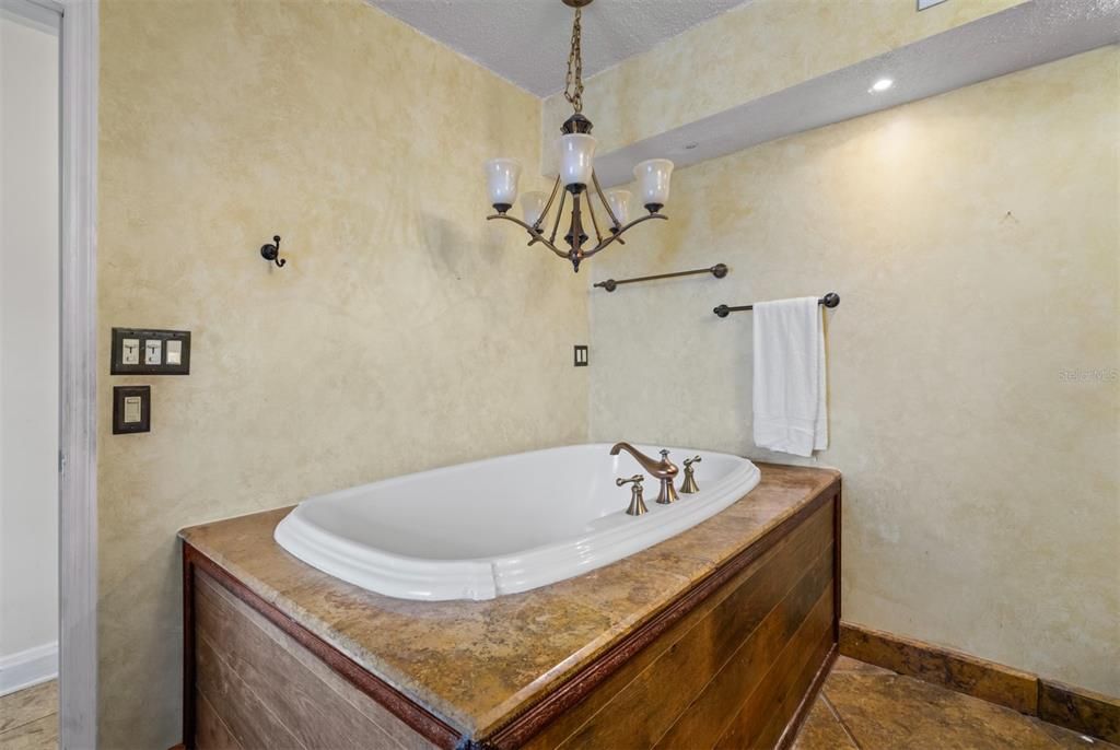 Bathroom, Chandelier, Interior, Recessed Lighting
