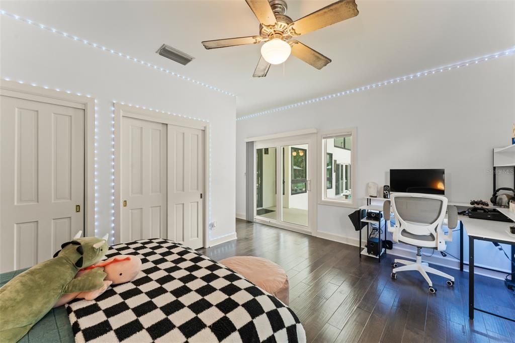 Home Office, Interior, Wood Texture Flooring