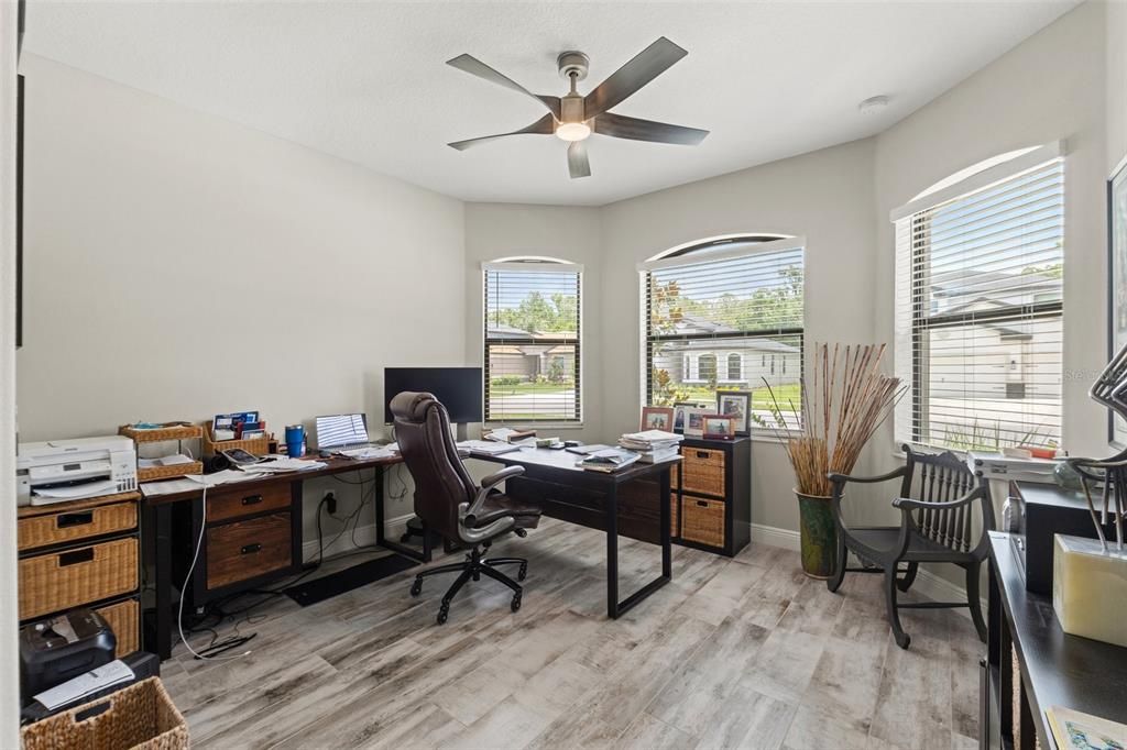 Home Office, Interior, Wood Texture Flooring