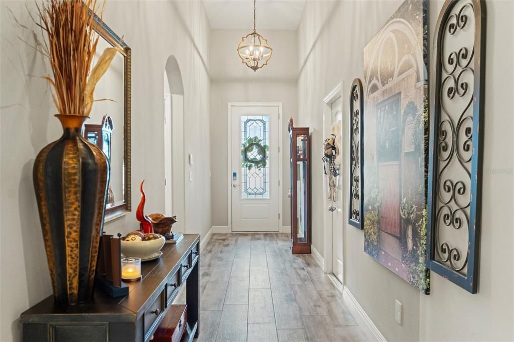 Chandelier, Interior, Pendant Lights, Wood Texture Flooring