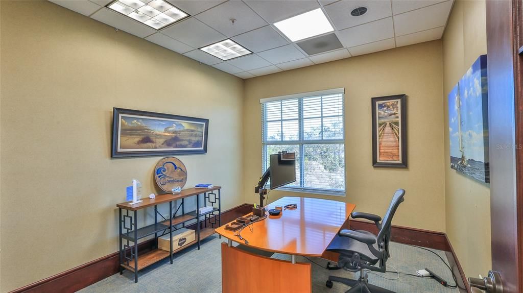 Home Office, Interior, Recessed Lighting