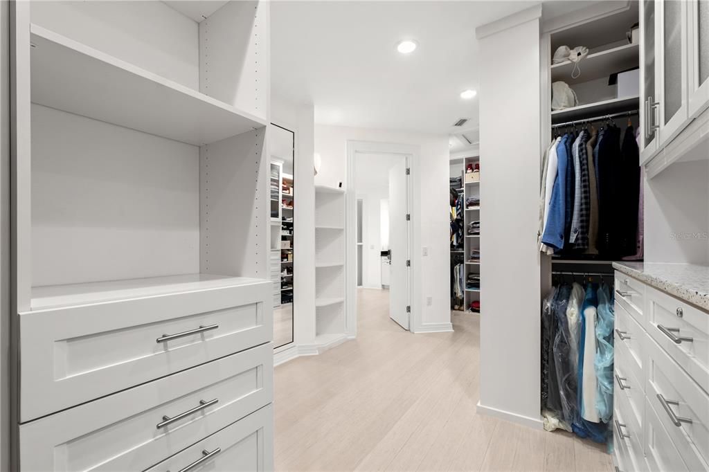 Interior, Recessed Lighting, Walk-in Closets, Wood Texture Flooring