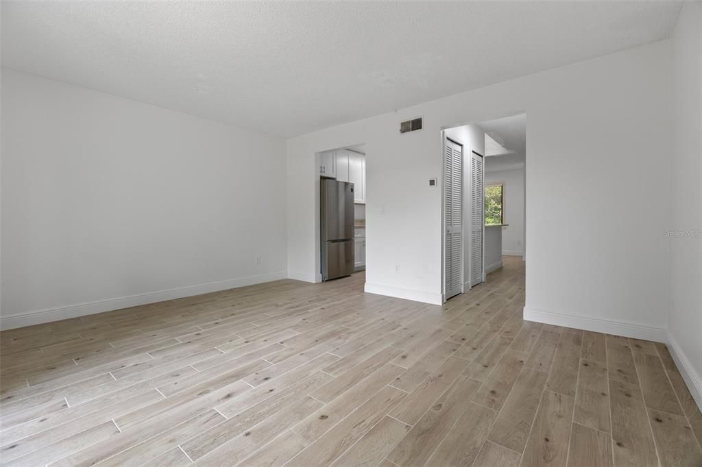 Empty room, Interior, Wood Texture Flooring