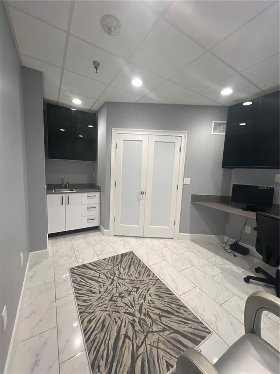 Interior, Marble, Recessed Lighting