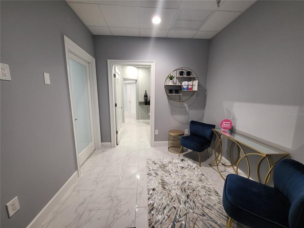 Interior, Marble, Recessed Lighting