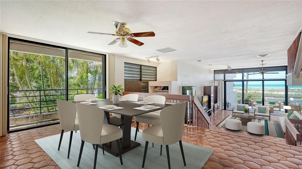 Dining room, Interior, Living room, Water