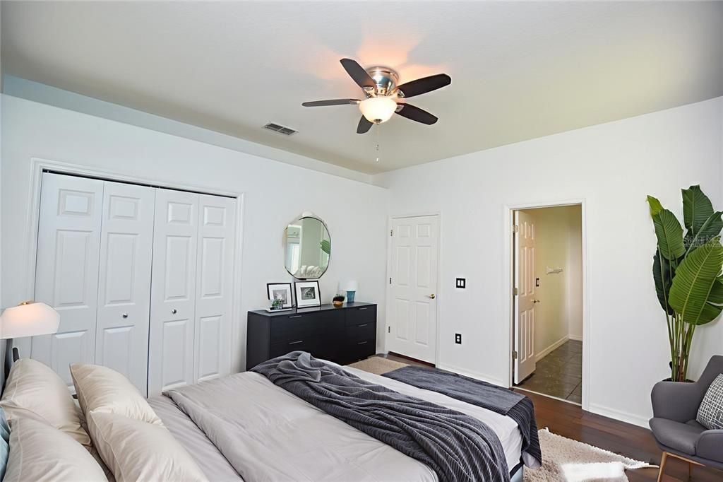 Bedroom, Interior, Wood Texture Flooring
