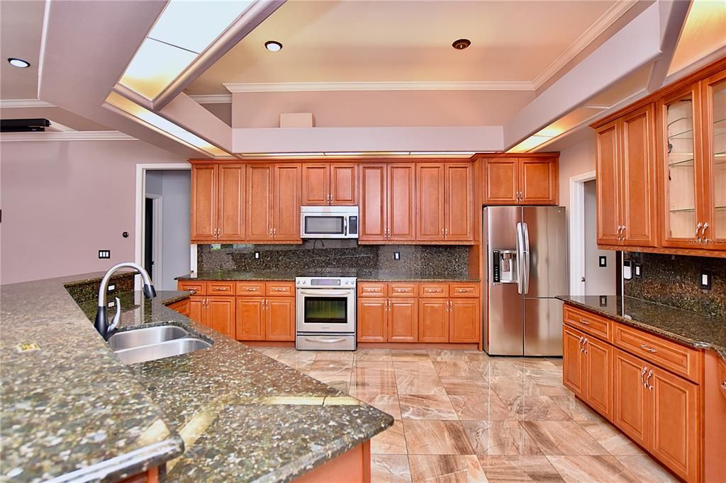 Interior, Kitchen, Recessed Lighting, Stainless Steel Appliances