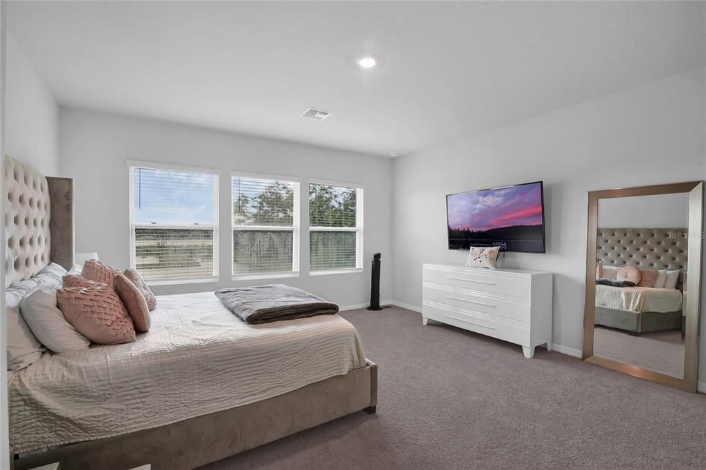 Bedroom, Interior, Recessed Lighting