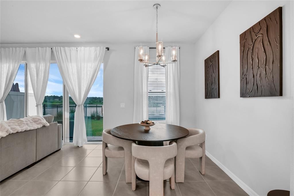 Dining room, Interior, Pendant Lights, Recessed Lighting