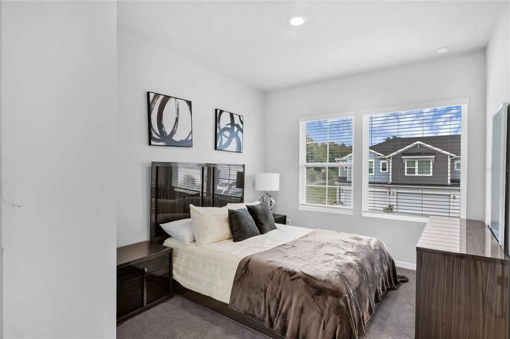 Bedroom, Interior, Recessed Lighting