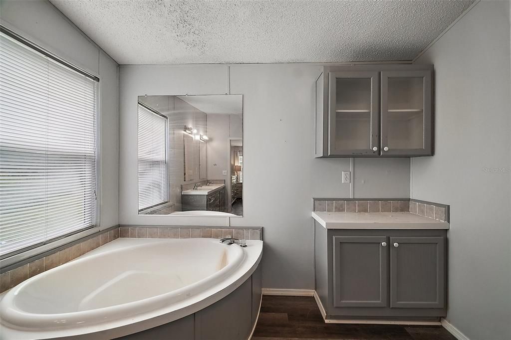 Bathroom, Interior, Wood Texture Flooring
