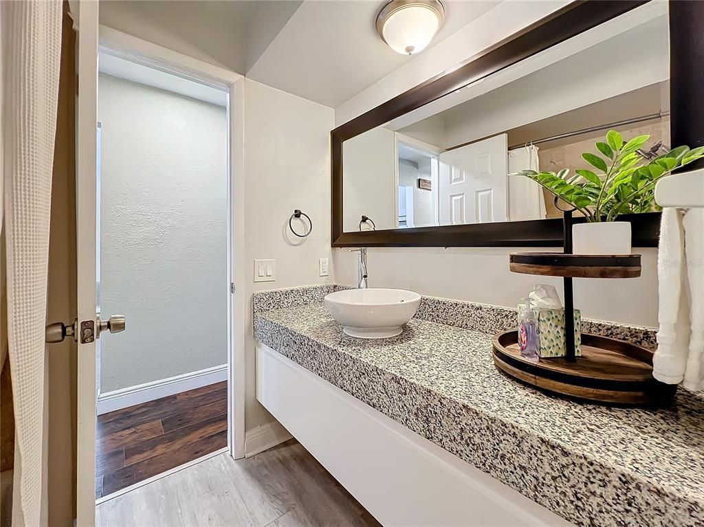 Bathroom, Interior, Wood Texture Flooring
