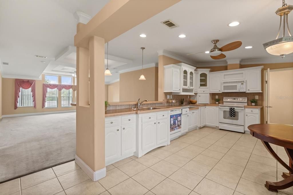 Interior, Kitchen, Pendant Lights, Recessed Lighting