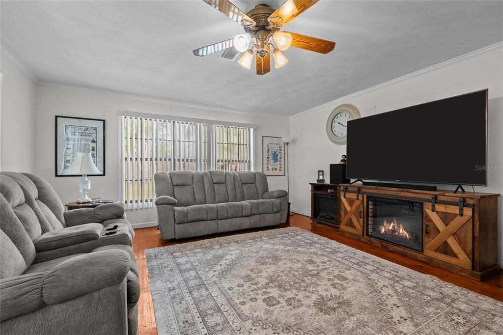 Fireplace, Interior, Living room, Wood Texture Flooring