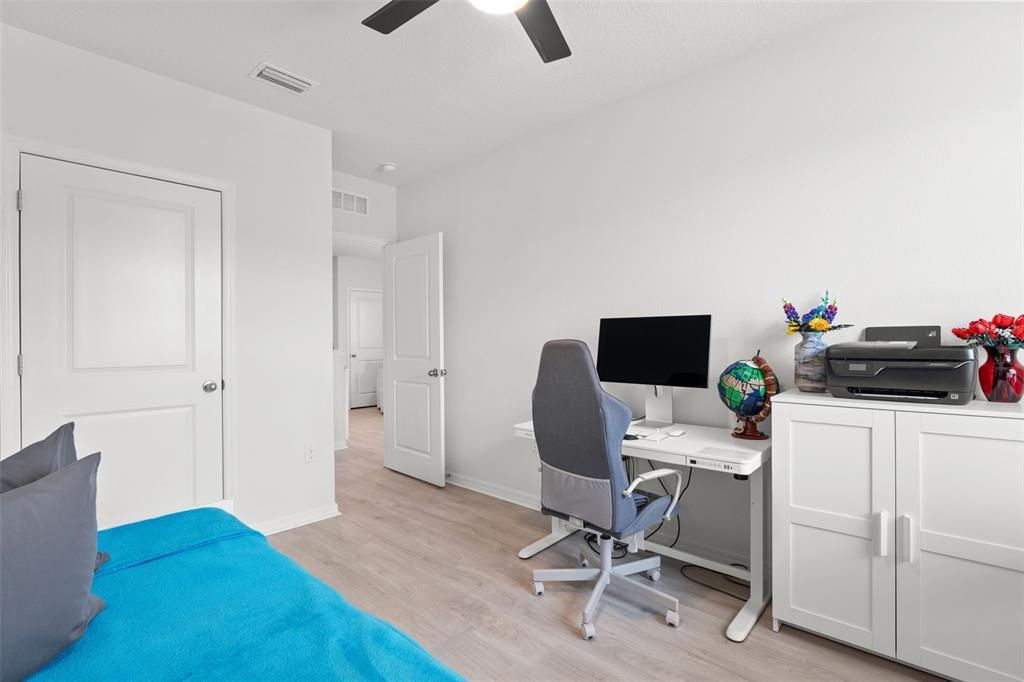Home Office, Interior, Wood Texture Flooring