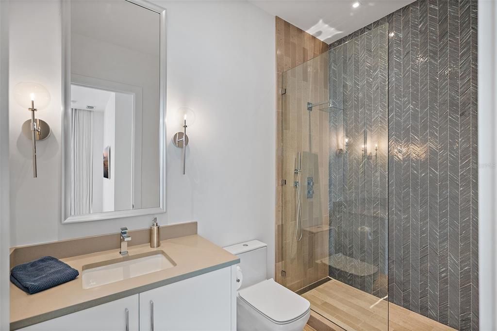 Bathroom, Glass Shower, Interior