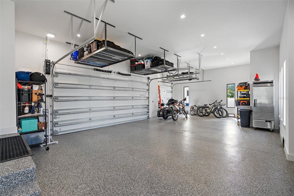 Garage, Interior, Recessed Lighting