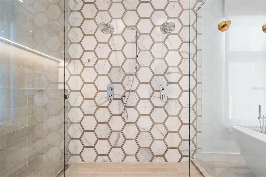 Bathroom, Glass Shower, Interior