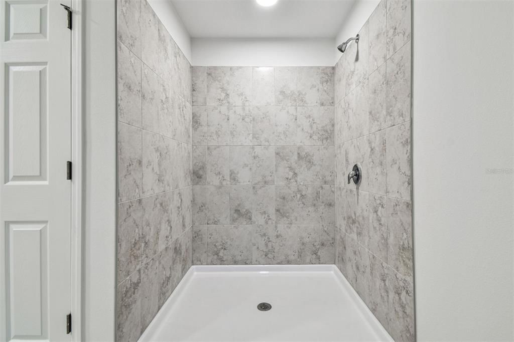 Bathroom, Interior, Marble Walls, Recessed Lighting