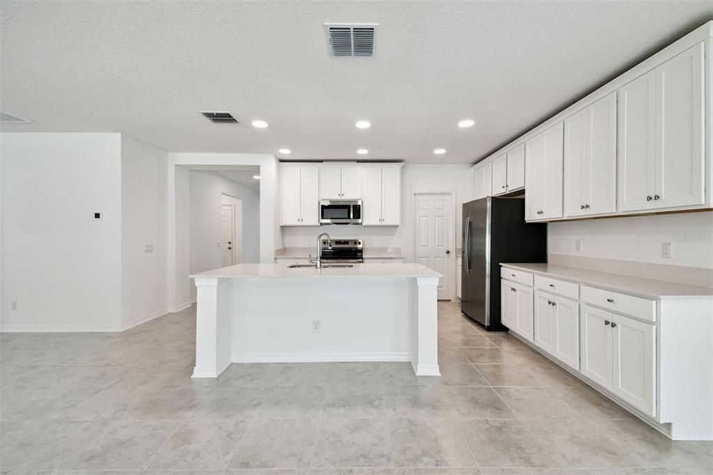 Interior, Kitchen, Recessed Lighting, Stainless Steel Appliances